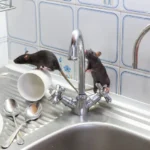 Rats crawling in a sink - Keep rodents out of your kitchen with Bug Out in St. Louis MO